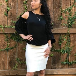 🌷SALE🌷 Ribbed High Waist Pencil Skirt